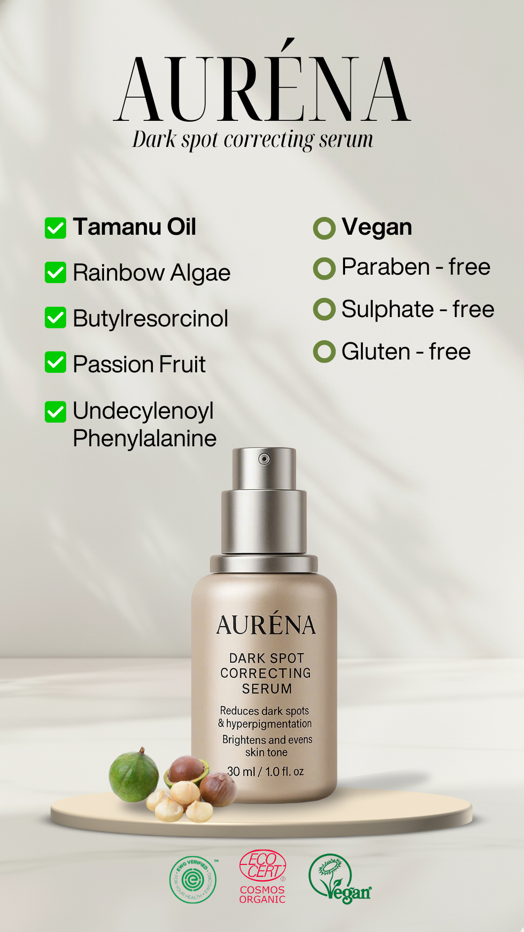 Auréna Dark Spot Correcting Serum